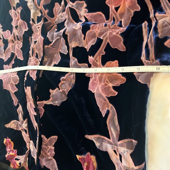 Buffalo by David Bitton Velvet Floral Shrug Blouse Cardigan Small - Picture 10 of 10